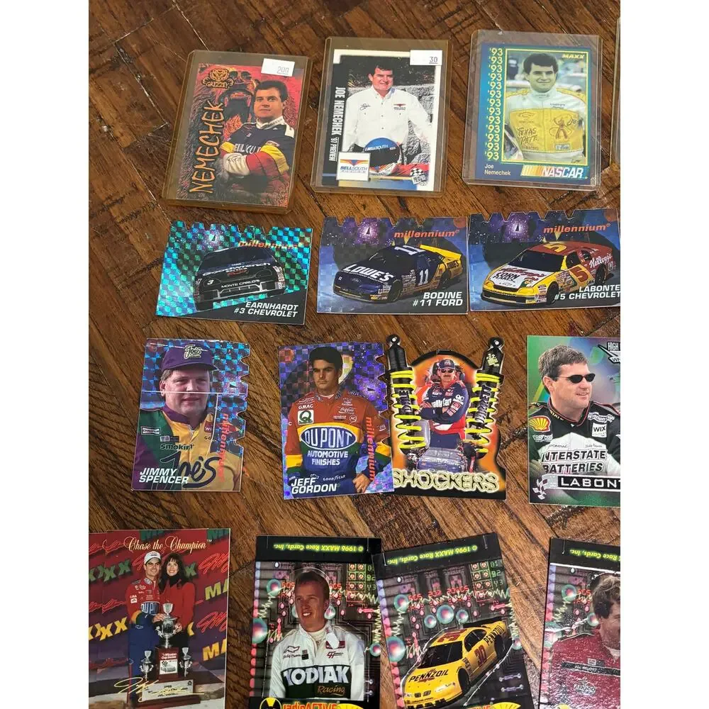 Lot of 25 plus Vintage NASCAR Racing Trading Cards 1990s